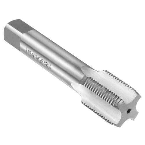 Image of sourcing map Hand Plug Tap 1"-1/4-12 UNF 2B Left Hand Thread Plug Style Taps Straight Flute Screw Tapping Threading Tool High Speed Steel HSS6542