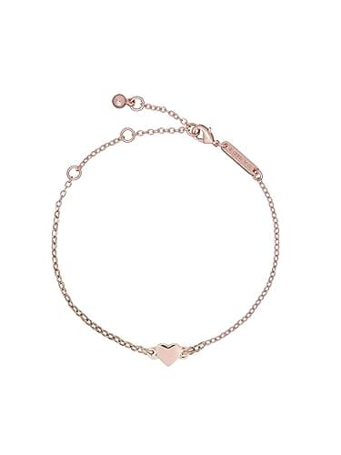 Image of Ted Baker Harsa Tiny Heart Bracelet For Women (Rose Gold)