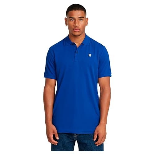 Image of G-Star Men's Dunda Slim Polo , Blue (pilot D11595-5864-1235), XXL