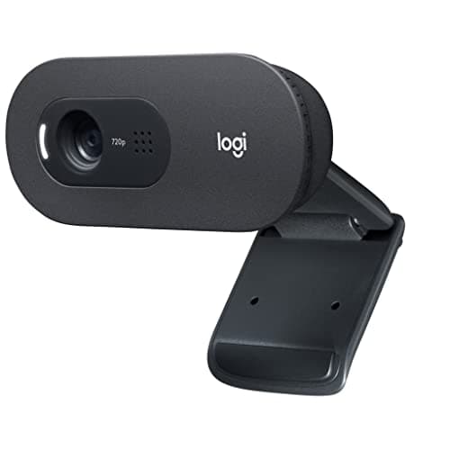 Image of Logitech C505 HD Webcam - Streaming Webcam, 720p HD External USB Camera Desktop Or Laptop With Long-Range Microphone, Compatible With PC Or Mac - Grey