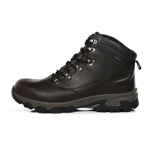 Image of Regatta Mens Tebay Waterproof Leather Walking Boots (7 UK) (Peat)