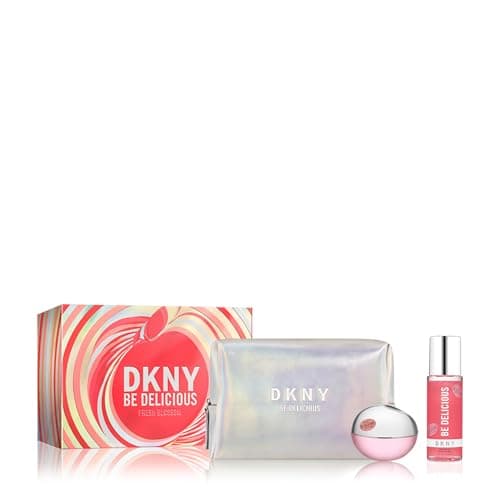 Image of DKNY Be Delicious Fresh Blossom by Donna Karan for Women - 3 Pc Gift Set 3.4oz EDP Spray, 4.2oz Fragrance Mist, Pouch