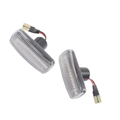 Image of CHEFRU Car Wing Mirror Indicator Compatible With Dodge For Grand For Caravan 2008-2012 2013 2014 2015 Side Marker Light Turn Signal Light Sequential Blinker 4806224AE(For Dynamic Crystal)