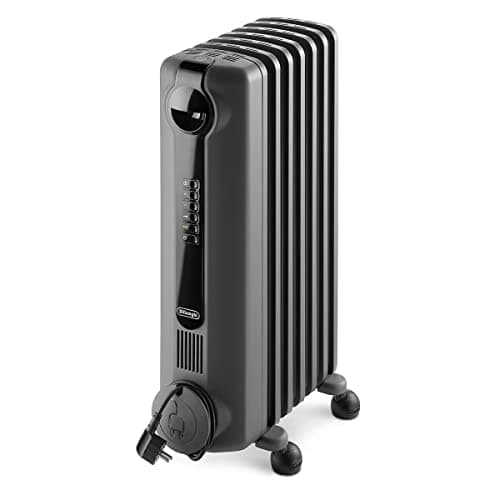 Image of De'Longhi Radia S Radiator, Oil Filled, 1.5kW, TRRS0715E.G - Grey