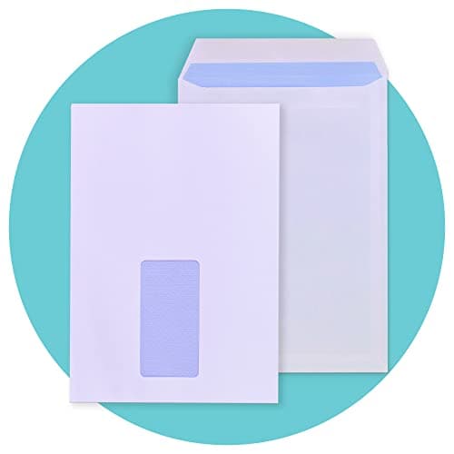Image of Triplast 50 x C5 Window Self Seal Security Envelopes (Size: 229x164mm) | Address Window, Self Sealing & Printer Safe Mailing Paper Envelopes | Ideal for Everyday Home, Office & Commercial Use