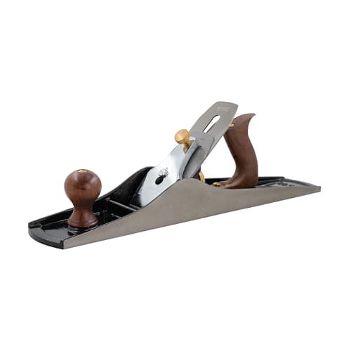 Image of Faithfull No.6 Fore Plane – Precision Machined Cast Iron Wood Planer Hand Tool for Hard & Soft Wood, Stock Removal, Edge Truing & Board Levelling