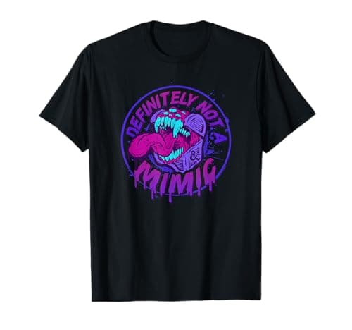 Image of Dungeons & Dragons Definitely Not A Mimic Iconic Logo T-Shirt