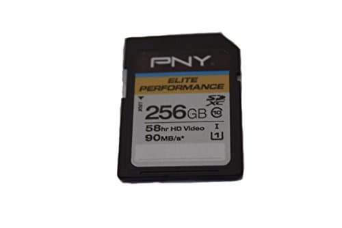 Image of PNY Elite Performance 256GB High Speed SDXC Class 10 UHS-I, U1 Up to 90MB/sec Flash Card - P-SDX256U1H-GE