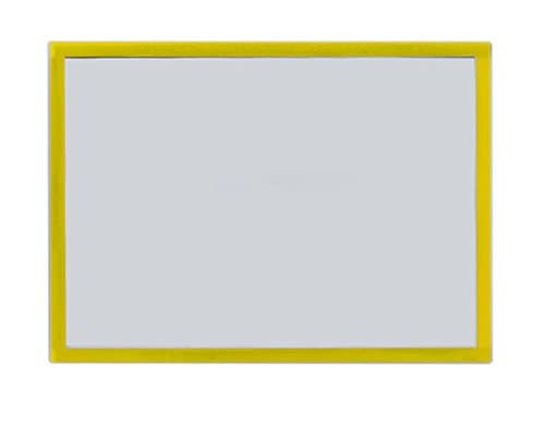 Image of Bi-Office Document Holder DIN A4 Yellow Magnetic Pack of 5