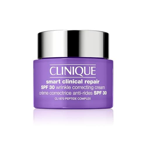 Image of Clinique Smart Clinical Repair SPF 30 Wrinkle Correcting Cream With Peptides, Hyaluronic Acid + Provitamin D | Protecting + Repairing the Look of Skin, 75 ml.