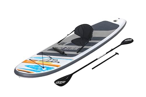 Image of HYDRO FORCE Bestway SUP Allround Board Set White Cap with Seat 305 x 84 x 12 cm