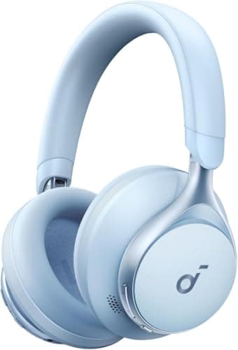 Image of soundcore by Anker, Space One, Adaptive Active Noise Cancelling Headphones, 2X Stronger Human Voice Reduction, 40H ANC Playtime, App Control, LDAC Hi-Res Wireless Audio, Comfortable Fit, Bluetooth 5.3