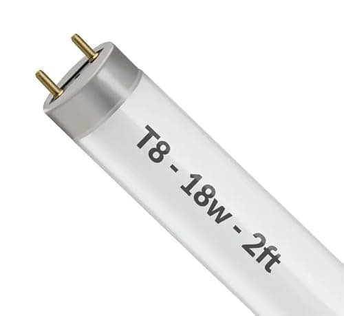 Image of T8 Fluorescent Tube Light, 2ft, 18W, 840 Cool White, 60cm Length