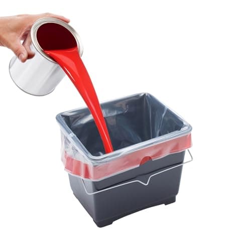 Image of ProDec 10 pcs 5 litre Recycled Plastic Paint Scuttle Liners for Quick, Mess Free, Water Free Paint Colour Changes, No Hassle Easy Clean Up, Avoids Washing Paints Down Sinks, Compatible Scuttles