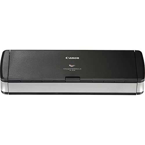 Image of Canon imageFORMULA P-215II Mobile Document Scanner, Black, 1.6" x 11" x 3.7"