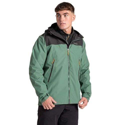 Image of Craghoppers Mens Vanth Jacket, Green, S UK