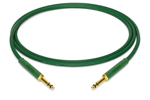 Image of enoaudio Mogami 2893 Bantam Patch Cable | Neutrik Gold 4.4mm TT | HiFi - Green, 1.5 m