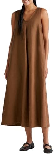 Image of United Colors of Benetton Women's Dress, Brown, L