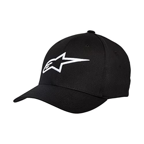 Image of Alpinestars Men's Ageless Curve Baseball Cap, Black (Black/White ), L-XL UK