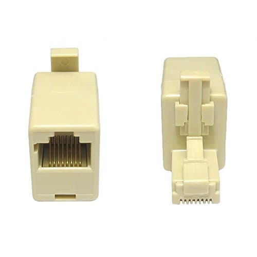 Image of rhinocables - RJ45 Crossover Adapter| Cat5e Ethernet Adapter for Network Conversion | Seamless Connectivity with Cat 5 Connectors | Ideal for changing standard ethernet to direct link crossover