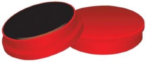 Image of Q Connect 25mm Magnet - Red (Pack of 10)