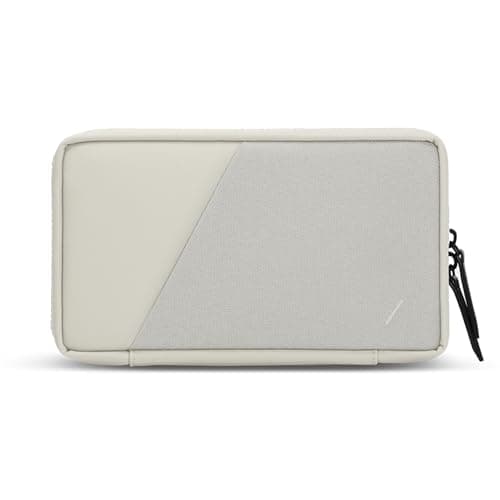 Image of Native Union Stow Organizer - Premium Travel Tech Kit Crafted with Durable Canvas－Keep Essentials Organized with Flexible Storage & Quick-Access Pocket for Cable, Charger, SIM Card & More (Sandstone)