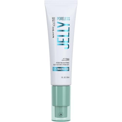 Image of Maybelline Primer, Poreless Jelly, 24H Hydrating Blurring Primer, Silicone-Free, With Niacinamide, For a Fresh, Poreless Complexion, Up to 24H Hydrating Makeup Base
