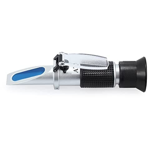 Image of BOWONG 4-in-1 antifreeze refractometer ethylene glycol, propylene glycol, for automotive cooling fluid, Windshield washer fluid, AdBlue(DEF), automotive and industrial battery fluid measurement