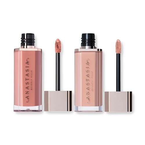 Image of Anastasia Beverly Hills - VELVET LIPS Mini Lip Velvet Duo - Softy + Peachy Nude