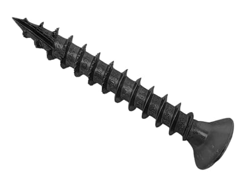 Image of Forgefix Multi-Purpose Pozi Screw CSK ST Black 5 x 40mm ForgePack (pack of 10), suitable for numerous ironmongery, joinery, electrical and plumbing applications.