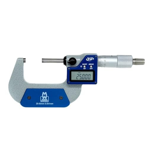 Image of Moore and Wright MEB-MW201-02DAB Digital External Micrometer 50mm (2 inch) 201 Series