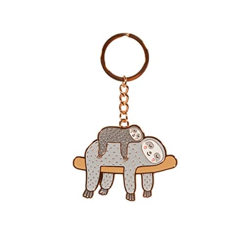 Image of Sass & Belle Sloth Enamel Keyring