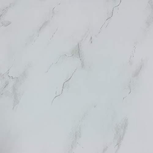Image of DBS White Marble Bathroom Panels PVC Ceiling Cladding Shower Wall Kitchen (7 Panels)