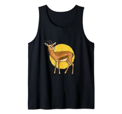 Image of Great Gazelle Thomson Gazelle Savannah Desert African Tank Top