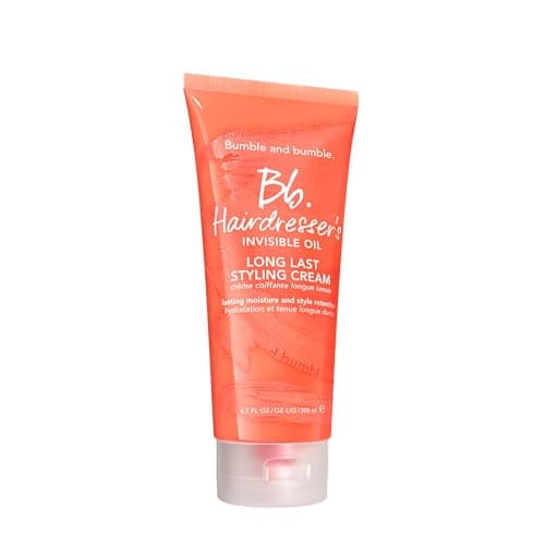 Image of Bumble and bumble. Hairdresser's Invisible Oil Long Last Styling Cream | Hydrating, Anti Frizz, Color Safe | Curly, Wavy, Straight | With Argan Oil, Coconut Oil + Grapeseed Oil, 200 ml