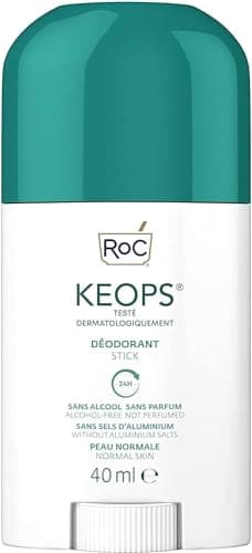Image of RoC - KEOPS Deodorant Stick - 24 Hours Efficacy - Alcohol-Free, Fragrance-Free & Free of Aluminium Salts - Skin-Friendly Deodorant - Suitable for Daily Use - 40 ml