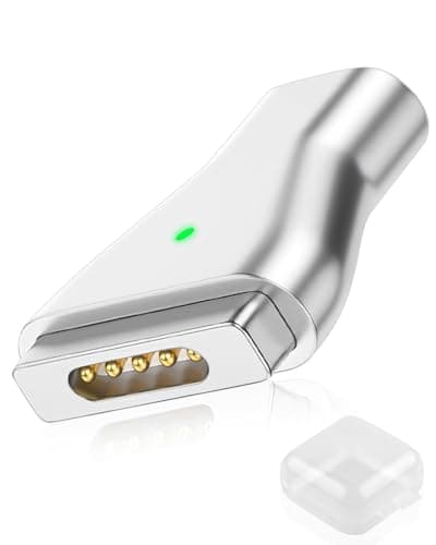 Image of USB C to Magnetic Adapter for MagSafe 2 Macbook Air Pro 2013-2015 Type-C to Magnetics Adaptor T-Head Straight Converter Supports PD 100w Fast Charging with Charging Indicator Light