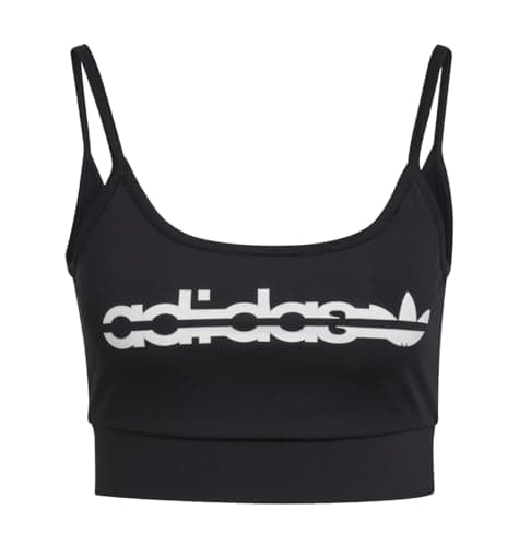 Image of adidas Originals Womens Elastic Bra Top, Black, S
