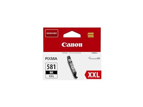 Image of Canon CLI-581BK XXL - XXL size - black - original - ink tank - for PIXMA TS6250, TS6251, TS6350, TS6351, TS8250, TS8251, TS8252, TS9155, TS9550, TS9551