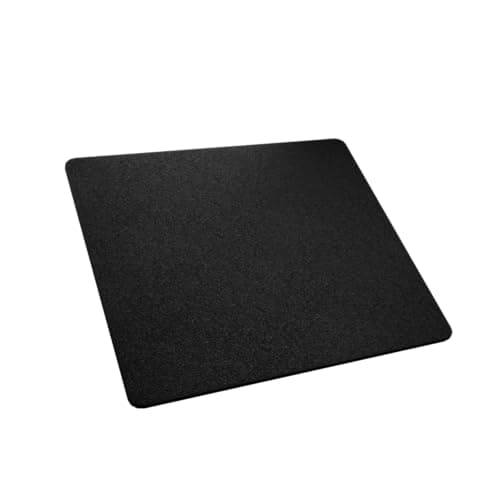Image of rhinocables Fabric Gaming Mouse Mat, 5mm Thick Gaming Mouse Pad, Non-Slip Foam Mousepad, 260 x 220 x 5mm (Black)