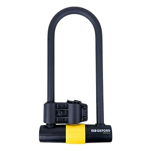 Image of Oxford Magnum Ultra Strong Motorcycle U-Lock (177x340mm) with Bracket LK224, Gold