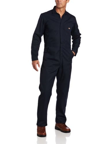 Image of Dickies Men's Basic Blended Coverall Big-Tall, Dark Navy V1, M