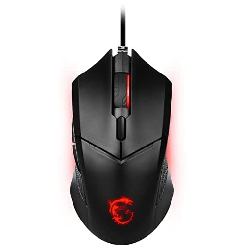 Image of MSI Clutch GM08 4200 DPI Optical Wired Gaming Mouse With Red LED