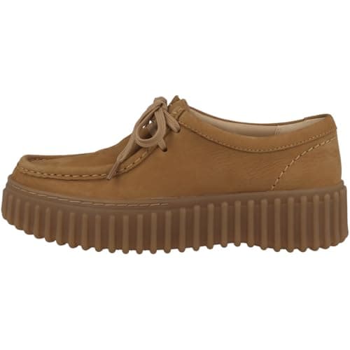 Image of Clarks Torhill Bee Womens Light Tan Nubuck, 6