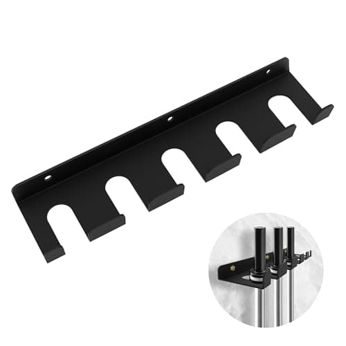 Image of VANROUG Heavy Duty Barbell Storage Rack, Vertical Hanging Barbell Rack, Wall Mounted Barbell Holder, Olympic Wall Mount Barbell Holder Space Saving Bar Holder Suitable for Garage, Gym, Home Fitness
