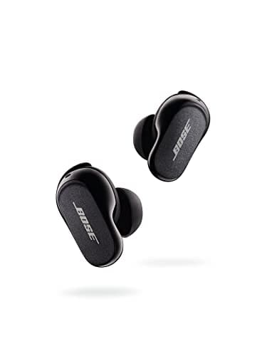 Image of Bose QuietComfort Earbuds II, Wireless, Bluetooth, Noise Cancelling In-Ear Headphones with Personalized Noise Cancellation & Sound, Triple Black (Renewed)