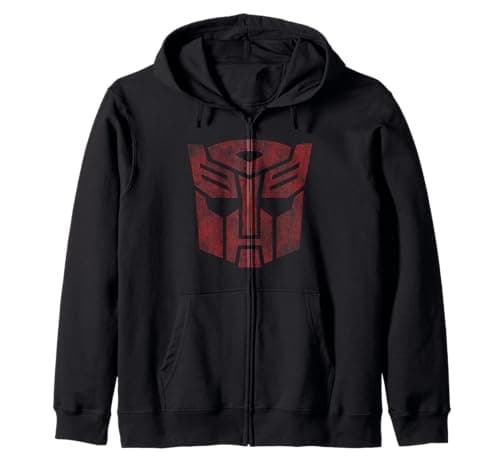 Image of Transformers Autobots Classic Distressed Logo Zip Hoodie