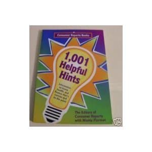 Image of Consumer Reports 1,001 Helpful Hints