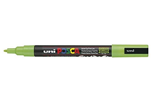 Image of Posca UNI-BALL MARKER PEN PC-3M - APPLE GREEN - SINGLE PEN