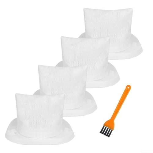 Image of 4 Pack HNVCF10 Filters Compatible with For For Dustbuster HNVC220B HNVC215B HNVC115J, Washable Reusable Replacement Parts with Cleaning Brush